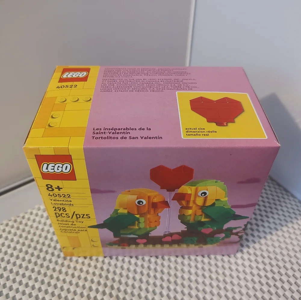 Lego 40522 Valentine Lovebirds NWT Building Toy Set